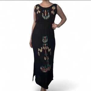 Free People Inspo Black Dress North Shore Local Dress Johnny Was Inspo M/L